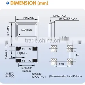 7x5mm SMD Spread Spectrum Low EMI Crystal Oscillator thumbnail-2