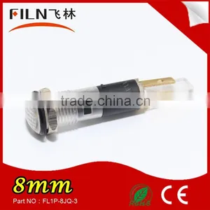 IP67 Waterproof Buzzer Plastic 8mm 230v Red White Green Blue Yellow Led Tail Light thumbnail-1