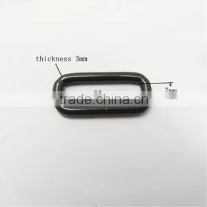 Metal Solid Rectangular Rings,bag Oval Ring thumbnail-2