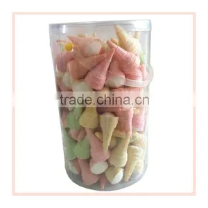 Ice-cream Shaped Marshmallow Candy in Plastic Bottle Packed thumbnail-1