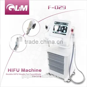 Skin Tightening F-029 Double-Handle Hifu Ultrasound Face High Frequency Skin Machine Lift/ Wrinkle Removal Machine Factory Price 4MHZ thumbnail-1