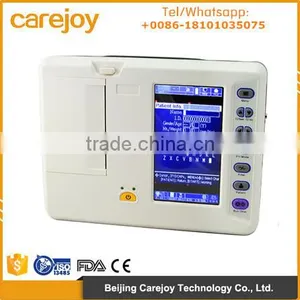 CE*ISO Certified Resting 12 Lead Signal 7 Inch 6 Channel Digital Electrocardiograph ECG Machine Monitor EKG 1206A thumbnail-1