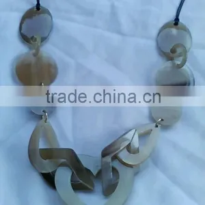 Buffalo Horn Necklace Jewelry Stylish & Fashion Jewelry Necklace Latest New Design Pic in India 2016 for Girls thumbnail-1