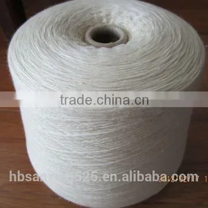 DISCOUNT!! 32NM/2ply 50% Australia Wool and 50% Acrylic Blend Yarn, Raw White Color. thumbnail-5