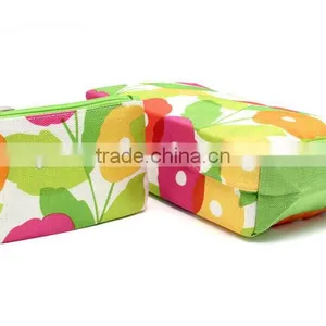 2015 New Design 600D Polyester PVC Printing Zipper Cosmetic Bag thumbnail-2