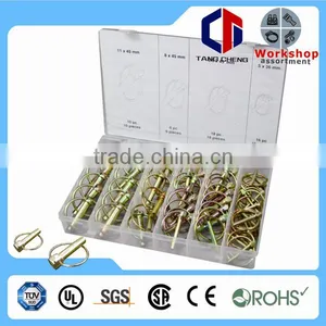 Hardware 50PC High Quality Safety Lynch Pins Cotter Pin Bolt Assortment Kit Set thumbnail-1