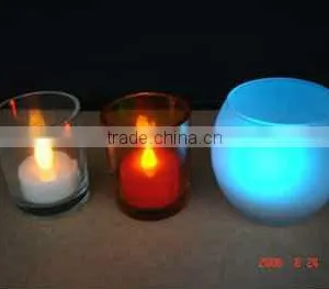 European Glass Candlestick, Glass Jars for Candles thumbnail-1