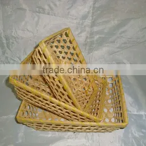 Bamboo Breathable Basket (rectangle) thumbnail-1
