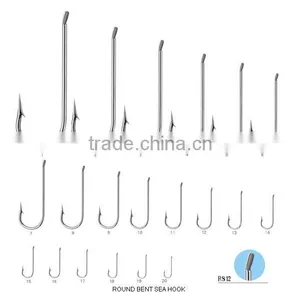 Round Bent Sea Hook,Commercial Fishhooks thumbnail-1