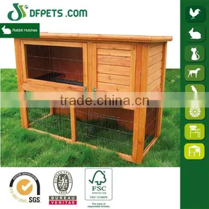 DFPETS DFR055 Durable Used Wooden Rabbit Cage Cheap thumbnail-1