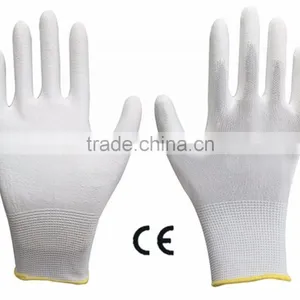 White Nlyon White Polyurethane Coated Glove thumbnail-1