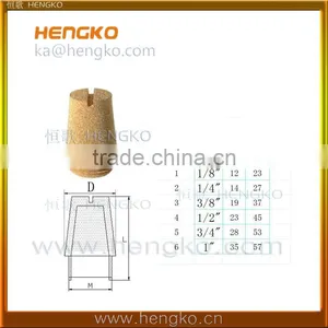 Brass Pneumatic Air Silencer / Throttle Valve Exhaust Silencer thumbnail-3