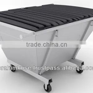 770lt Metal Waste Container Bin thumbnail-3