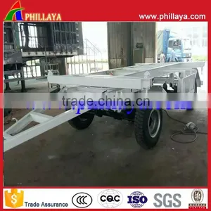 2017 New Model China Semi Trailer Type and High Tensile Steel Material 2 Axles Heavy Duty Low Bed Tow Dolly Trailer for Sale thumbnail-2