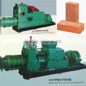 Double Stage Vacuum Solid Red Brick Machine thumbnail-1