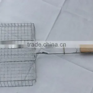 BBQ Grill Cooking Basket Meat Grids thumbnail-3