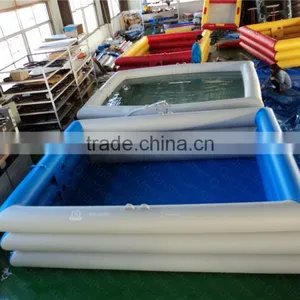 Plastic Inflatable Rectangular Water Swimming Pool for Kids thumbnail-4