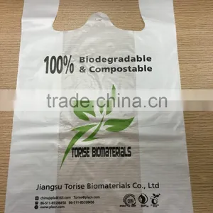 PLA Compostable Shopping Bags Certified AS4736 EN13432 thumbnail-3