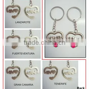 Love Theme Metal Heart Keychain thumbnail-1