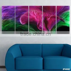 Modern Metal Paintings For Living Room Wall Aluminum Art Painting thumbnail-1