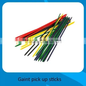 Mikado Wooden Games Toys Giant 25pcs Multi Coloured Pick up Sticks (81cm) With Eco-Friendly Paint thumbnail-2