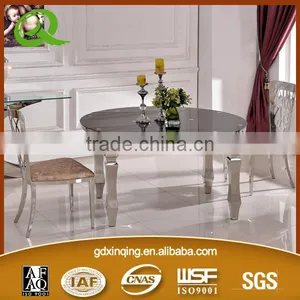 TH323 Guangdong Wholesale Glass Top Dining Table thumbnail-4