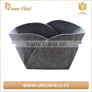 Wholesale Good Quality Square Large Capacity Table Desk Felt Notebook Magazine Storage Bag thumbnail-6
