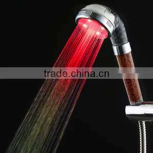 LD8008-A23 Anion Sprinkler Glow Temperature Sensor LED Water Stream Temperature Control Shower Head thumbnail-3