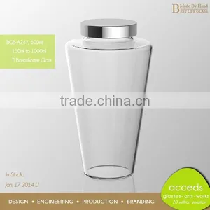 Eco-Friendly Pyrex Glass Mini Milk Bottles Wholesale thumbnail-2