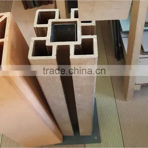 Wpc Fence Post for Privacy Wood Fence / Wpc Fence Pole / Wpc Fence Column thumbnail-1