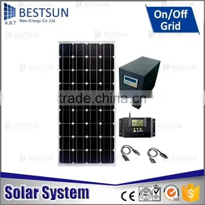 BESTSUN Portable Solar Power Mini 300W Solar Power Generator for Home thumbnail-1