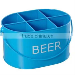 Blue Galvanized Steel & Power Coating Beverage/beer Ice Tub thumbnail-1