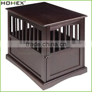 Wooden Dog Crate With Espresso Finish Homex BSCI/Factory thumbnail-1