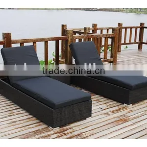 Outdoor Rattan Lounge Bed thumbnail-1