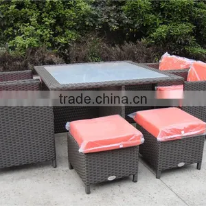 Modern Outdoor Furniture Rattan Club Bar Set thumbnail-2