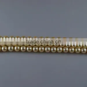 5.5-6mm Golden Akoya Pearl Strand Wholesale thumbnail-1
