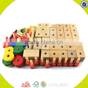 Wholesale Kids Wooden Nut Toy for Kids Multifunction Wooden Nut Mix Toy W03C004 thumbnail-5