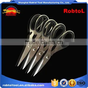 Kitchen Scissors Shears Chicken Poultry Fish Meat Knife Serrated Multi Purpose Function Vegetable Fruit Food Herb thumbnail-4