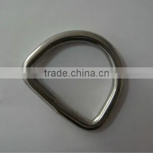 WELDED D RING AND ROUND RING WITH STANILESS STEEL MATERIAL thumbnail-1