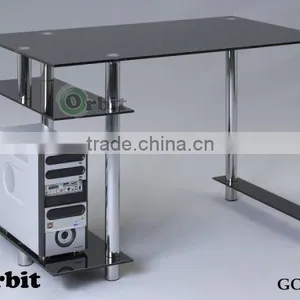Glass Computer Desk thumbnail-1