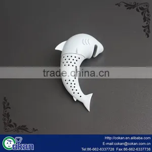 Useful Silicone Shark Infuser Tea Leaf Strainer Herbal Spice Filter Diffuser thumbnail-3