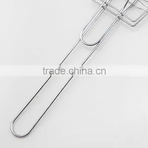 Metal Fish Shape Camping Barbecue Foldable Grill Net thumbnail-4