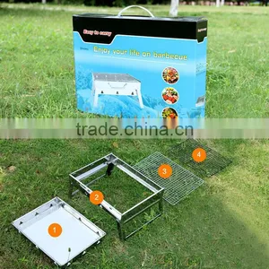 Homemade Charcoal Grill Commercial Charcoal BBQ Grill for Inddoor and Outdoor thumbnail-4