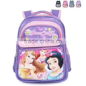 Cute Purple Cartoon School Bag for School Girl thumbnail-1
