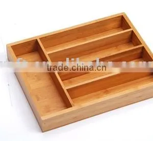 Bamboo Drawer Organizer thumbnail-1