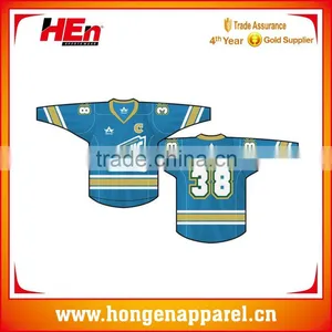Hongen Apparel Top Quality Cheapest Customized Sublimation Baseball Jersey thumbnail-1