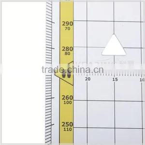 Transponder Codes Square Protractor Set,measure a Distance Square Set, Black Color Printing#KPP-6 thumbnail-2