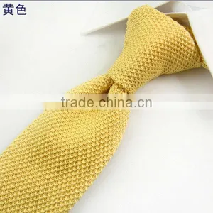 HD4-T63 Solid Men's New Fashion Knitted Narrow Tie thumbnail-1