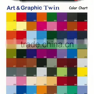 JAPAN ZIG ART & GRAPHIC TWIN TIP BRUSH MARKER PEN thumbnail-6