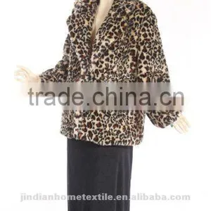 Fashion Ladies Faux Fur Coat thumbnail-1